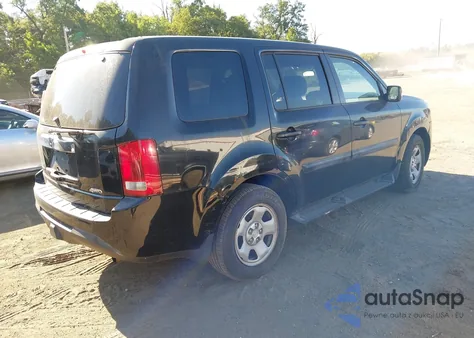 2013 Honda Pilot Lx из США, поврежденный, VIN 5FNYF4H2XDB051673